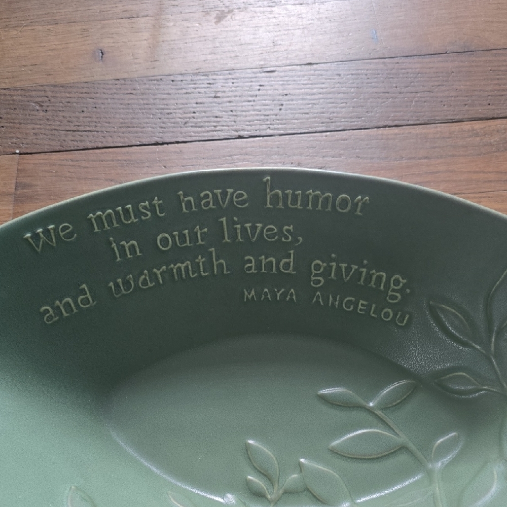 Hallmark Green Serveware Bowl